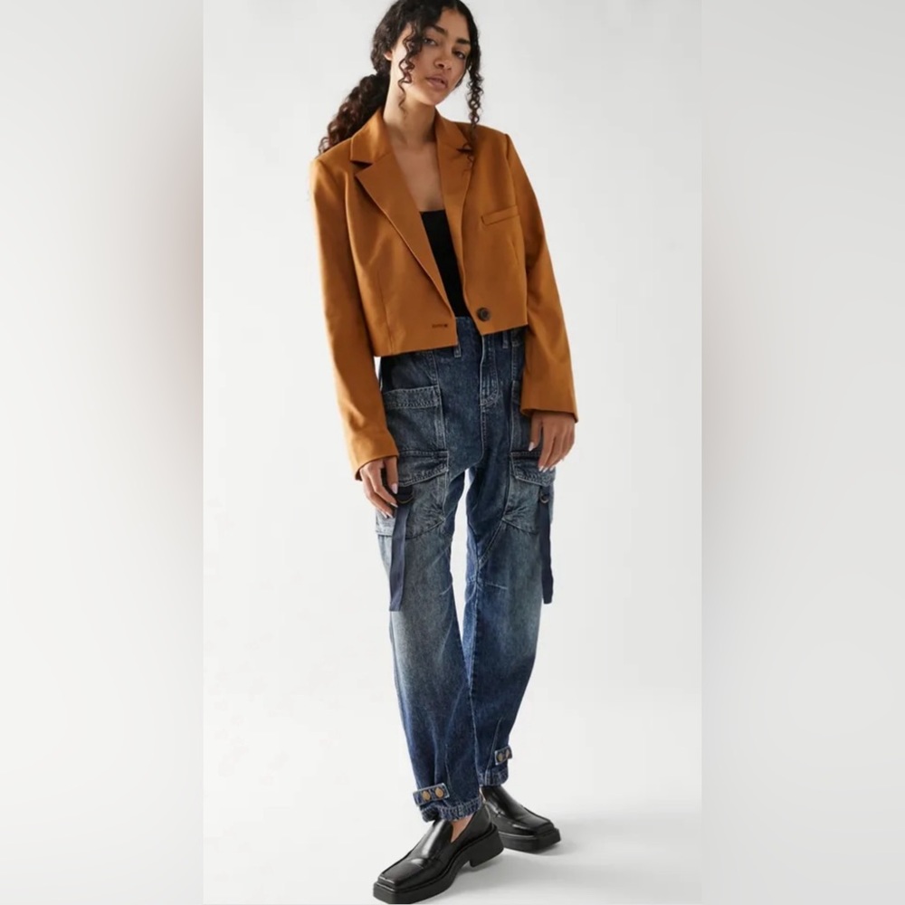 FREE PEOPLE | We the Free Hazel Pull-On Drop-Waist Jeans XS Sz 4 26 waist